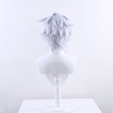 Game Genshin Impact Il Dottore Cosplay Wig Heat Resistant Synthetic Hair Carnival Halloween Party Props