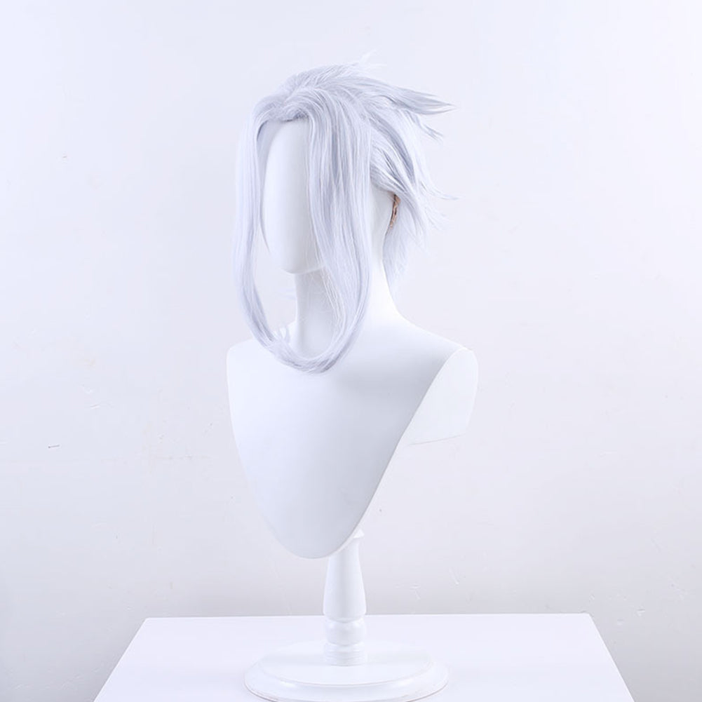 Game Genshin Impact Il Dottore Cosplay Wig Heat Resistant Synthetic Hair Carnival Halloween Party Props