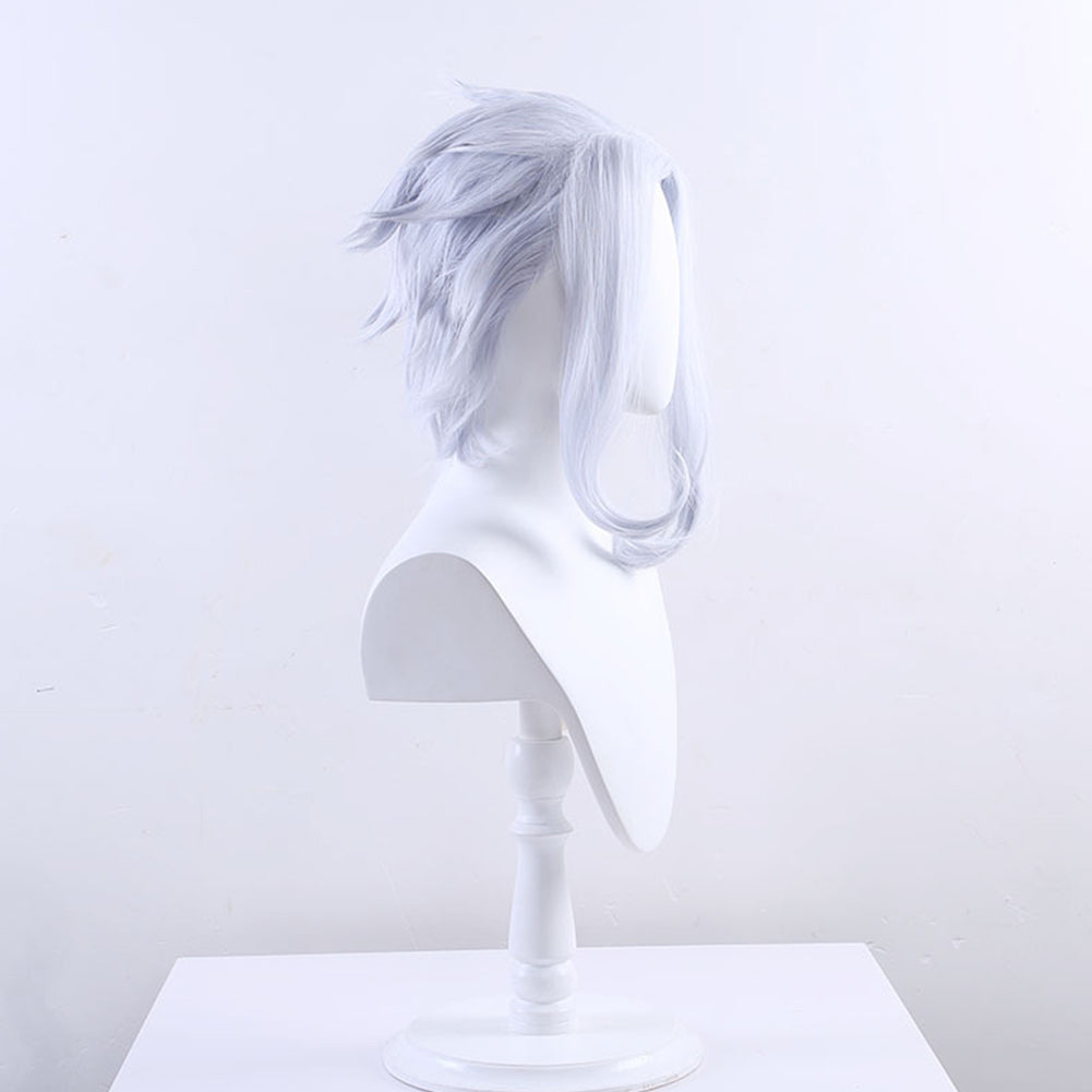 Game Genshin Impact Il Dottore Cosplay Wig Heat Resistant Synthetic Hair Carnival Halloween Party Props