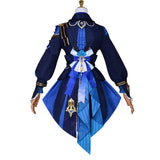 Game Genshin Impact Lantern Rite Xingqiu Women Blue Dress Cosplay Costume Outfits Halloween Carnival Suit