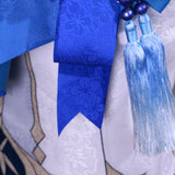Game Genshin Impact Lantern Rite Xingqiu Women Blue Dress Cosplay Costume Outfits Halloween Carnival Suit