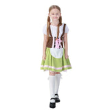 German Beer Festival Oktoberfest Girls Kids Dress Cosplay Costume