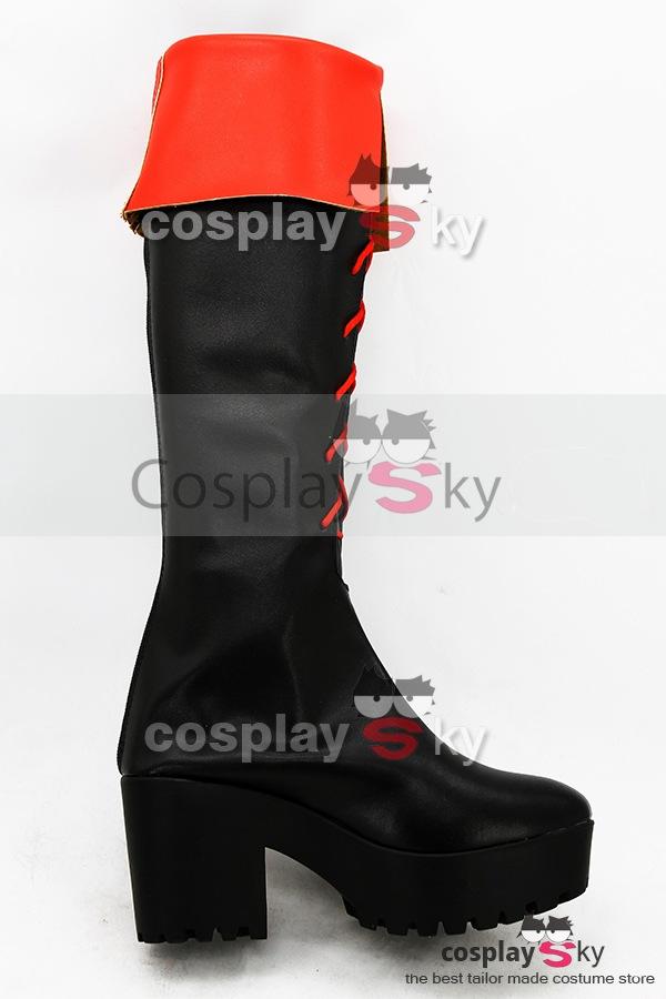 Gintama Kagura High-heeled Boots Cosplay Shoes