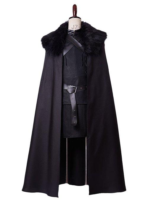 GoT Game of Thrones Jon Snow Night's Watch Outfit Cosplay Costume