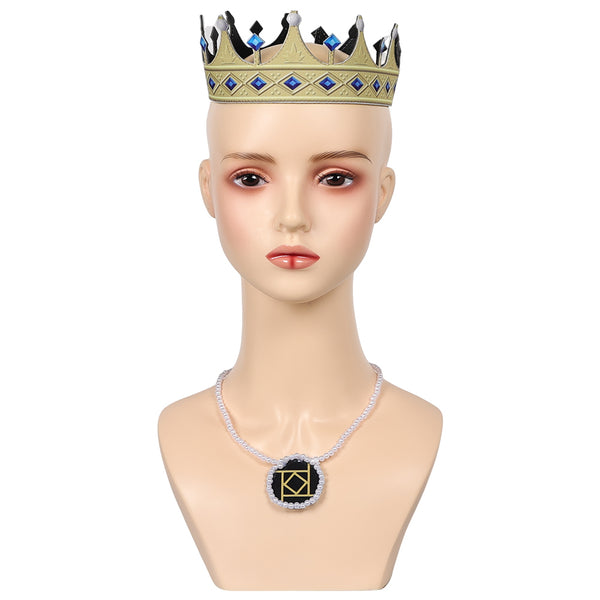 Queen Amaya Costume For Girls - Dress With Sequin Cape & Crown, Fancy Dress For Birthday, Halloween