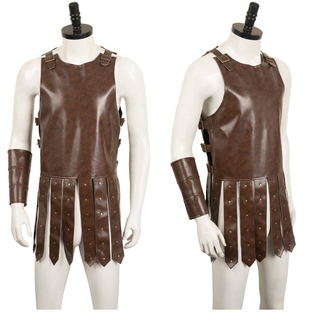 Percy Jackson and the Olympians Percy Jackson Brown Chest Armor Set Cosplay Costume Outfits Halloween Carnival Suit