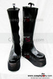 Punk Rock Simple Black Flat Boots Custom-Made