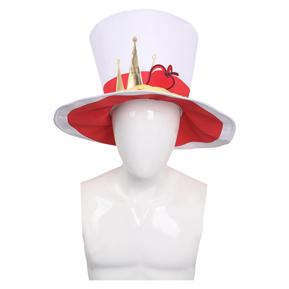 TV Hazbin Hotel 2024 Lucifer Morningstar Cosplay Hat Costume Accessories Halloween Carnival Props