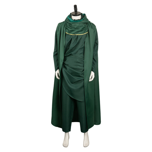TV Loki Green Cloak Set Cosplay Costume Outfits Halloween Carnival Sui –  TrendsinCosplay