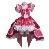 Puella Magi Madoka Magica Kyoko Sakura Women Pink Dress Cosplay Costume Outfit Halloween Carnival Suit