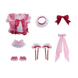 Puella Magi Madoka Magica Kyoko Sakura Women Pink Dress Cosplay Costume Outfit Halloween Carnival Suit