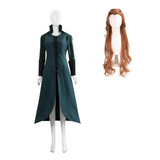 Tauriel Women Green Outfit Cosplay Costume Outfit Halloween Carnival Suit