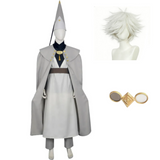 Tongari Boushi no Atelier Qifrey White Outfit Cosplay Costume Outfit Halloween Carnival Suit