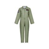 Ghostbusters Kids Green Jumpsuit Cosplay Costume Outfits Halloween Carnival Suit