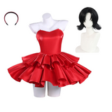 Perfect Blue Mima Kirigoe Red Dress Women Dress Cosplay Costume Outfit Halloween Carnival Suit