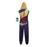 Valorant Miks Yellow and Purple Outfit Cosplay Costume Outfit Halloween Carnival Suit