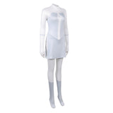 Invincible Viltrumite Women White Outfit Cosplay Costume Jumpsuit Halloween Carnival Suit