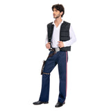 Han Solo Vest Shirt Pants Outfits Cosplay Costume Outfit Halloween Carnival Suit