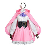 Season 4 Rem Pink Outfit Cosplay Costume Outfit Halloween Carnival Suit
