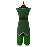 Avatar Toph Beifong Women Green Outfit Cosplay Costume Outfit Halloween Carnival Suit
