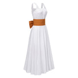 The Ugly Stepsister White Sleeveless Dress Outfit Cosplay Costume Outfits Halloween Carnival Suit