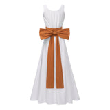 The Ugly Stepsister White Sleeveless Dress Outfit Cosplay Costume Outfits Halloween Carnival Suit