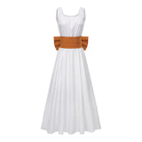 The Ugly Stepsister White Sleeveless Dress Outfit Cosplay Costume Outfits Halloween Carnival Suit
