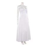 Wicked: For Good Glinda White Strapless Dress Cosplay Costume Outfits Halloween Carnival Suit