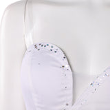 Wicked: For Good Glinda White Strapless Dress Cosplay Costume Outfits Halloween Carnival Suit