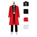 Fullmetal Alchemist  Edward Elric Red Outfit Cosplay Costume Outfit Halloween Carnival Suit
