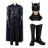 The Batman Bruce Wayne Halloween Carnival Suit Cosplay Costume Pants Cloak Outfits