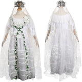 Movie Haunted Mansion Wedding Dress Outfits Halloween Carnival Cosplay Costume Constance Hatchaway