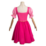 2023 Movie Corinne Pink Dress Cosplay Costume Outfits Halloween Carnival Suit Barbie and the Three Musketeers