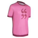 TV Scott Pilgrim Takes Off Scott Pilgrim Pink T-shirt Outfits Halloween Carnival Suit Cosplay Costume