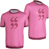 TV Scott Pilgrim Takes Off Scott Pilgrim Pink T-shirt Outfits Halloween Carnival Suit Cosplay Costume