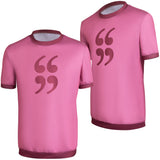 TV Scott Pilgrim Takes Off Scott Pilgrim Pink T-shirt Outfits Halloween Carnival Suit Cosplay Costume