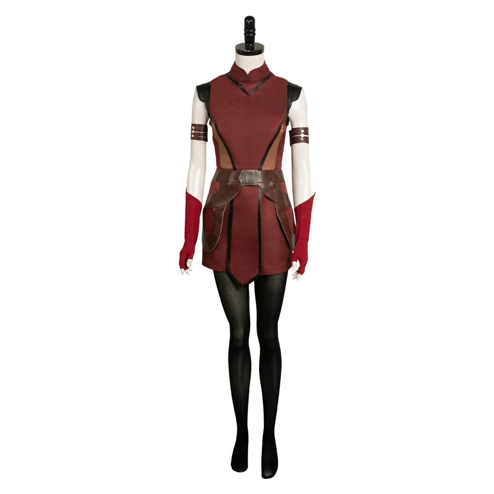 Movie Ahsoka Tano Women Red Outfits Halloween Carnival Cosplay Costume –  TrendsinCosplay