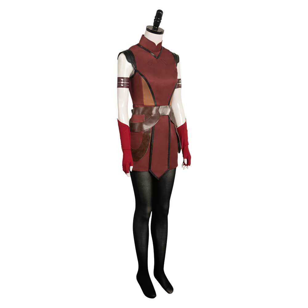 ahsoka red dress Ahsoka Takes Over The Empire In Chilling Star Wars Cosplay
