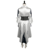 Game Tekken 8 Jun Kazama Women White Outfit Cosplay Costume Outfits Halloween Carnival Suit