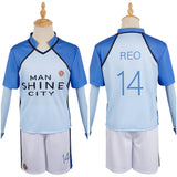 Blue Lock Nagi Seishiro Reo Mikage Hyoma Chigiri Blue Team Uniform Cosplay Costume