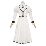 Rock Is a Lady's Modesty Lilisa Suzunomiya White Dress Cosplay Costume Outfits Halloween Carnival Suit