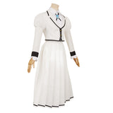 Rock Is a Lady's Modesty Lilisa Suzunomiya White Dress Cosplay Costume Outfits Halloween Carnival Suit