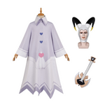 Hazbin Hotel Season 2 Adam  White Outfit Cosplay Costume Outfits Halloween Carnival Suit