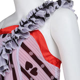 Alice In Wonderland Alice Black And White Striped Dress Outfit Cosplay Costume Outfits Halloween Carnival Suit