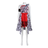 Alice In Wonderland Alice Black And White Striped Dress Outfit Cosplay Costume Outfits Halloween Carnival Suit