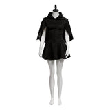 Scream 7 Sidney Prescott Women Black Outfit Cosplay Costume Outfit Halloween Carnival Suit