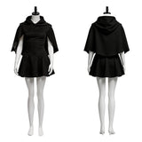 Scream 7 Sidney Prescott Women Black Outfit Cosplay Costume Outfit Halloween Carnival Suit