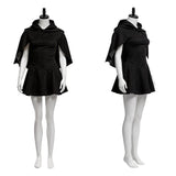 Scream 7 Sidney Prescott Women Black Outfit Cosplay Costume Outfit Halloween Carnival Suit