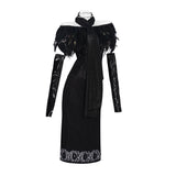 Padme Amidala Black Fishtail Dress Outfit Cosplay Costume Outfits Halloween Carnival Suit