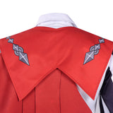 Roco Kingdom: World Enzo Red and Purple Outfit Cosplay Costume Outfit Halloween Carnival Suit